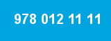 978 012 11 11 978 012 11 11